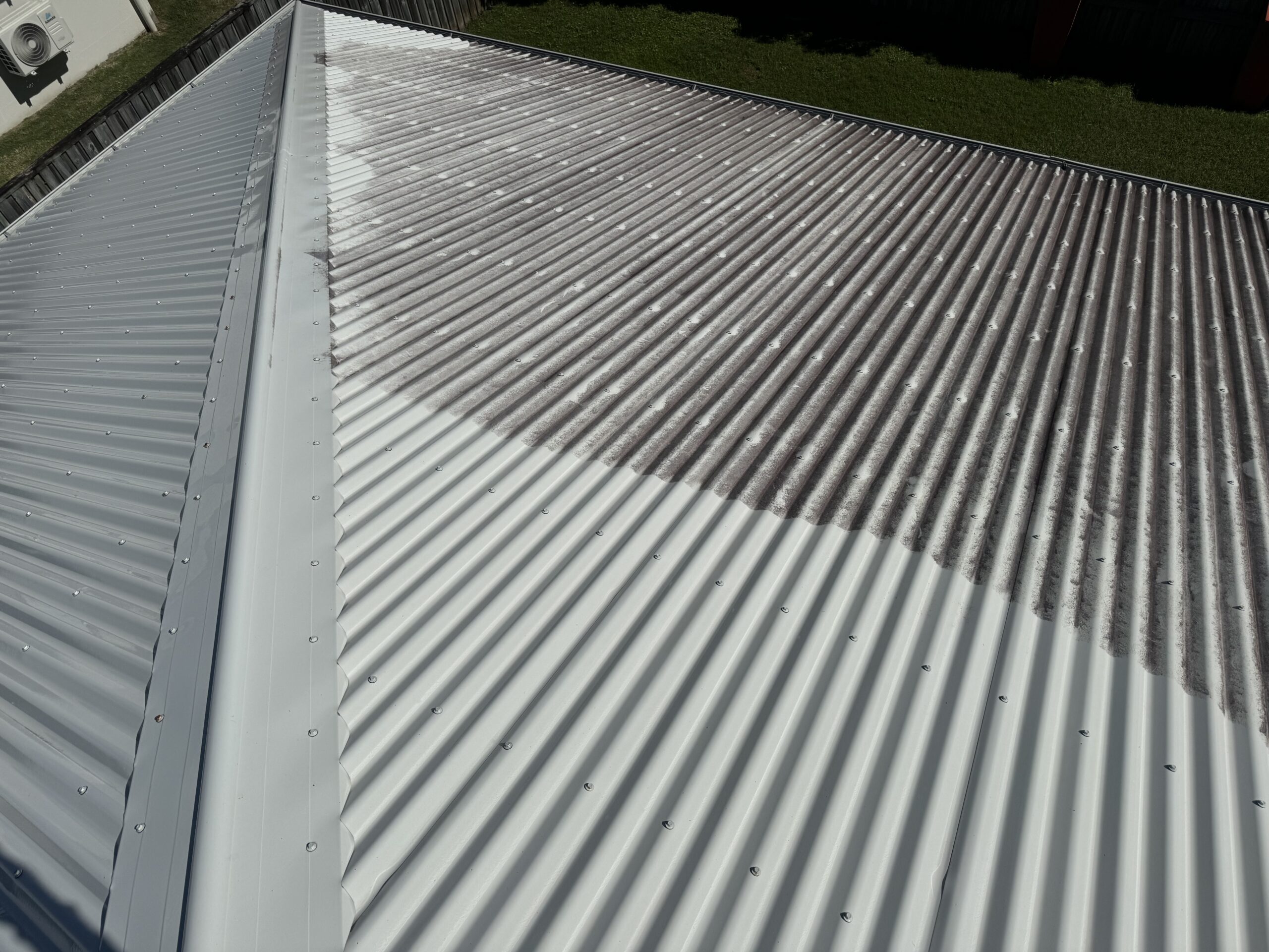 Before and after Mackay roof