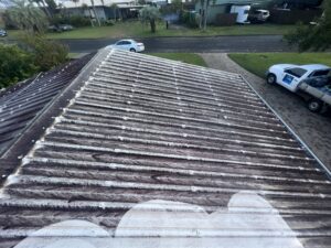 Soap on roof