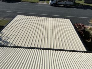 Colorbond roof after roof cleaning North Mackay