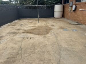 Clean concrete