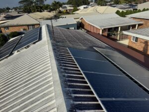 Black algae on Colorbond roof