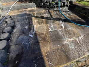Dirty sand stone tiles