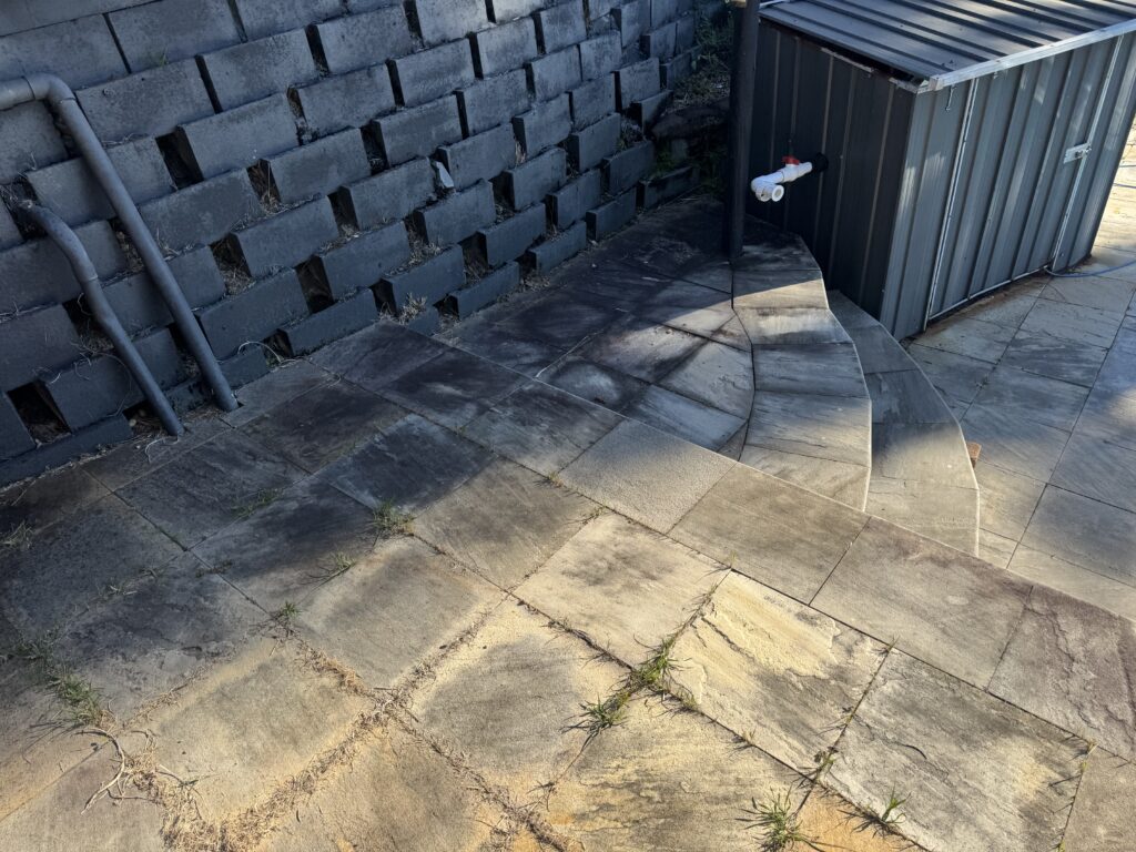 Sandstone Tile Cleaning Mount Pleasant before