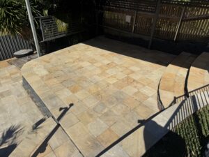 Clean sand stone tiles