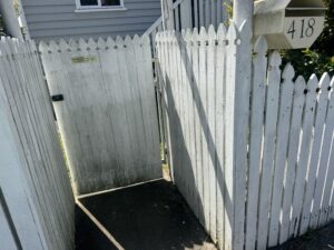 Dirty fence in west Mackay