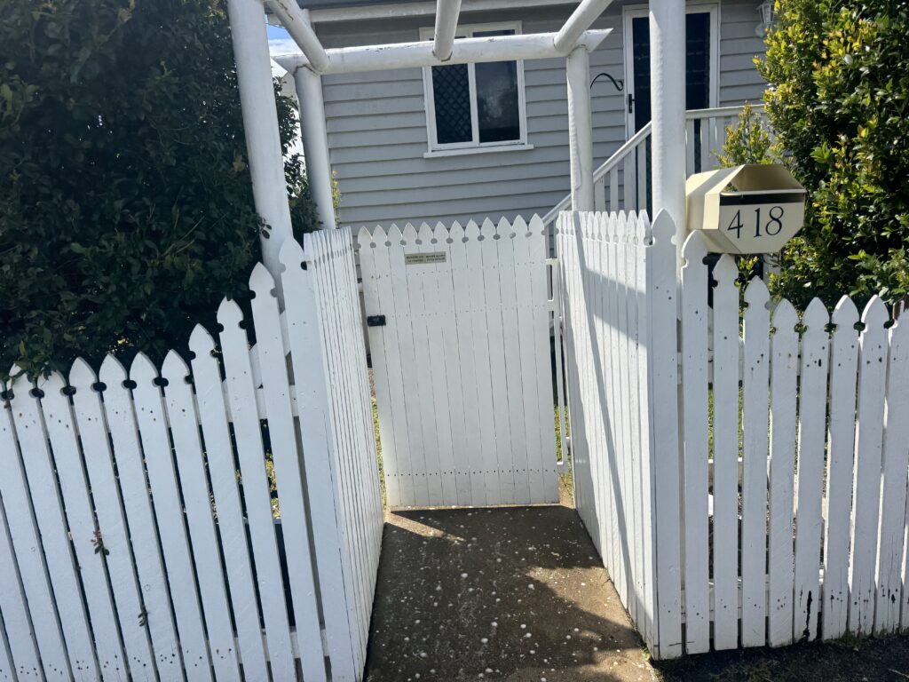 After the soft wash clean