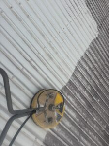 Our roof cleaning process
