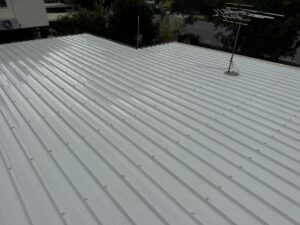 After the roof clean