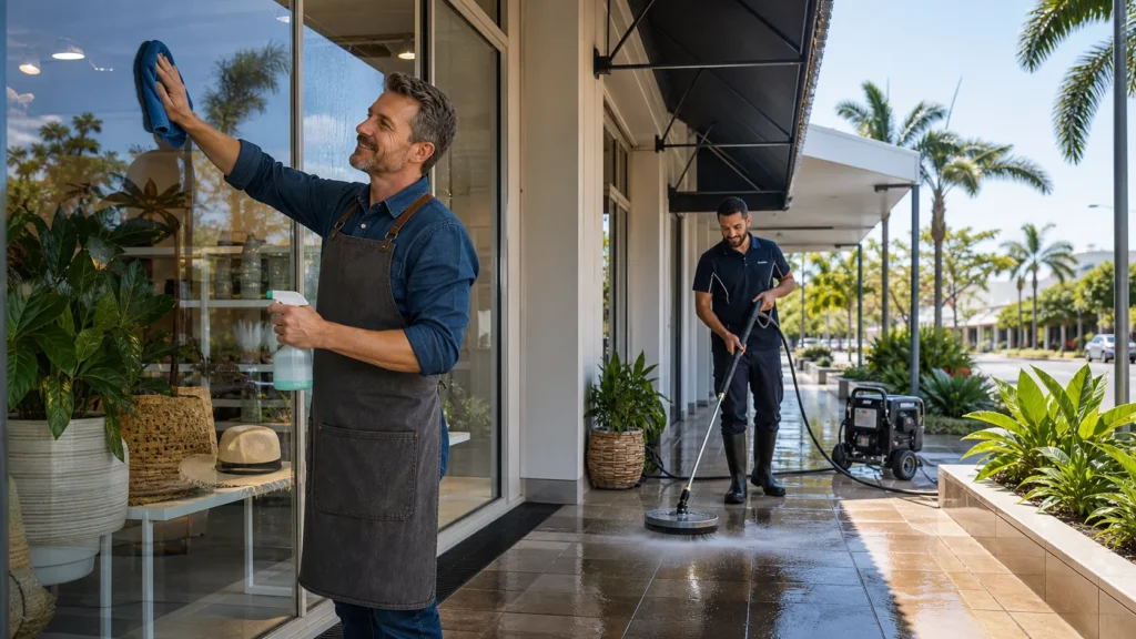 Shopfront Cleaning Mackay: in-House Vs Professional Care