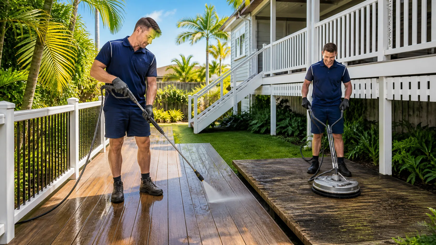 Timber Decking Cleaning in Mackay: Soft Washing Vs Pressure Cleaning